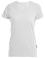 Dames T-shirt V HRM Luxury V-Neck Tees Wit